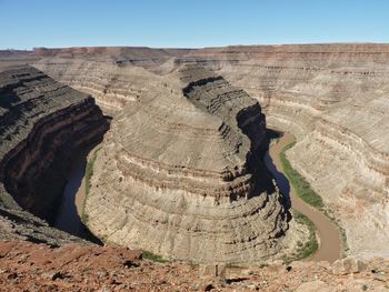 Rock formations in desert