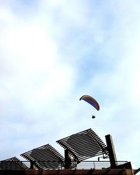 Low angle view of built structure against sky