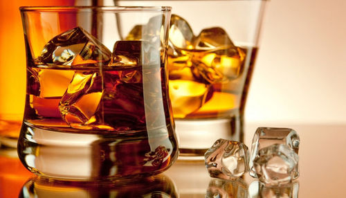 Close-up of drink in glass on table