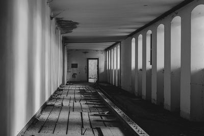 Corridor of building