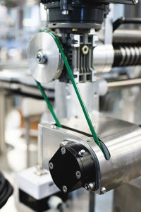 Close-up of machine