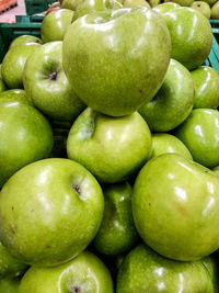 Full frame shot of apples