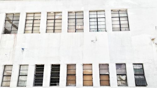 Windows of building