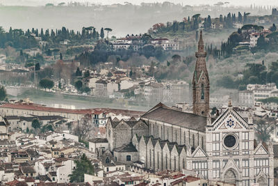 Aerial view of a city