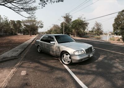 Car on road