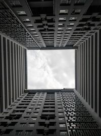 Low angle view of buildings against sky