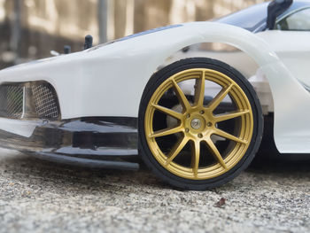 Close-up of vintage car