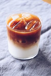 Close-up of coffee on table