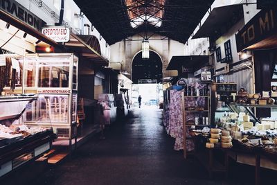 View of market place in greece 