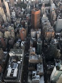 Aerial view of buildings in city