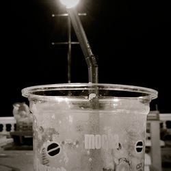 Close-up of water in glass