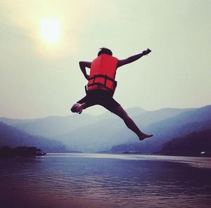 mid-air