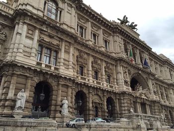 Low angle view of historical building