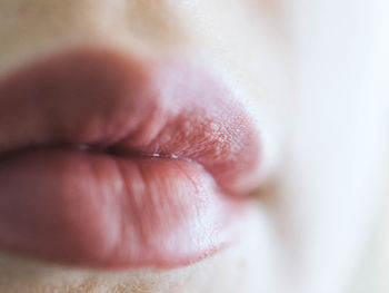 Macro shot of woman eye