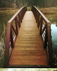 Boardwalk leading towards bridge