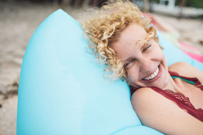 Portrait of a smiling young woman