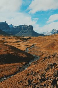 Scenic view of landscape against sky