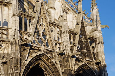 Low angle view of historical building against sky