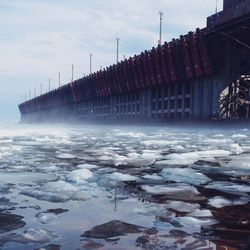 Built structure in water