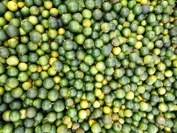 Full frame shot of green apples