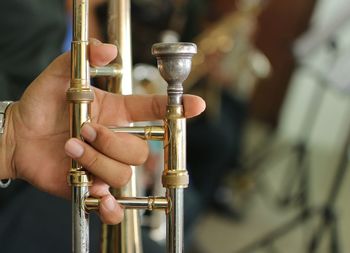 Close-up of musical instrument