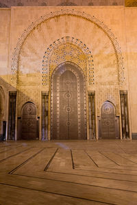 Entrance of historic building