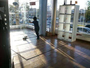 Woman standing in office