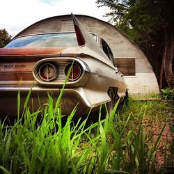 View of car on landscape