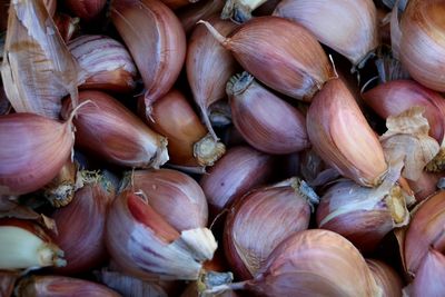 Full frame shot of onions