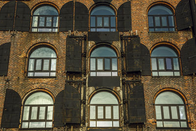 Low angle view of historic building