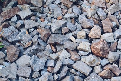 Full frame shot of stones