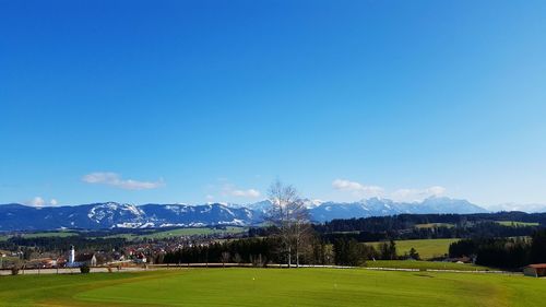 Scenic view of landscape against sky