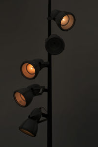 Low angle view of light bulb