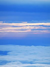 Low angle view of clouds in sky