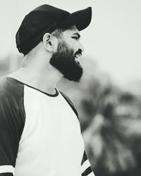 Close-up of man standing outdoors