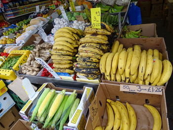 Vegetable stall - ridley road street market, dalston, hackney, uk