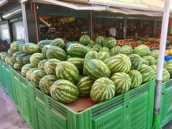 Vegetables for sale in market