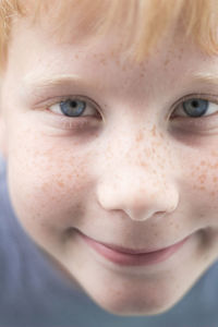 Close-up portrait of boy