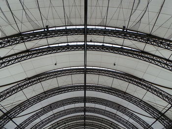 Low angle view of ceiling at dresden hauptbahnhof