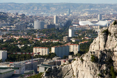 Aerial view of cityscape