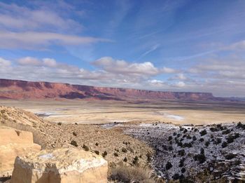 Scenic view of landscape against sky