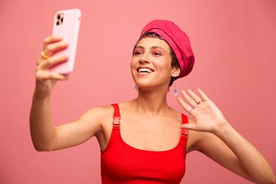 Young woman using mobile phone