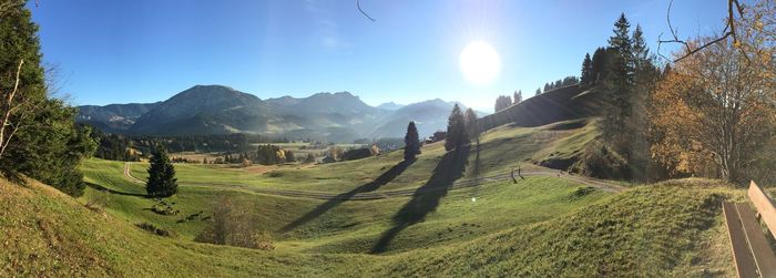 Panoramic view of landscape against sky