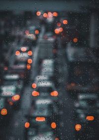 Raindrops on glass window