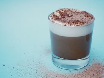 Close-up of coffee on table