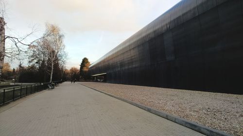 Road in city against sky