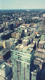 High angle view of cityscape