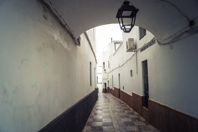 Interior of building