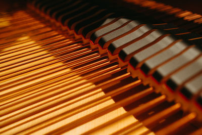 Close-up of piano