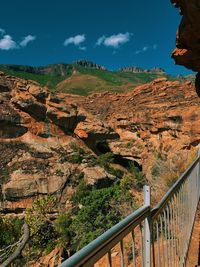 Scenic view of mountain against sky